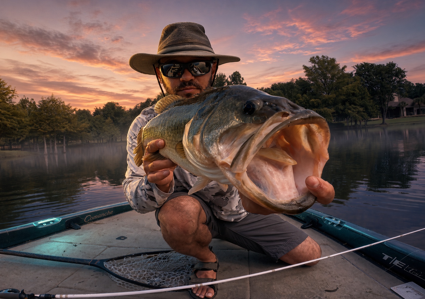 Fishing photograph — Golden Hour supplied edit